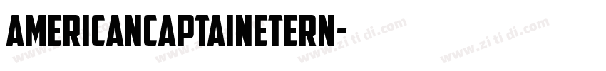 AmericanCaptainEtern字体转换