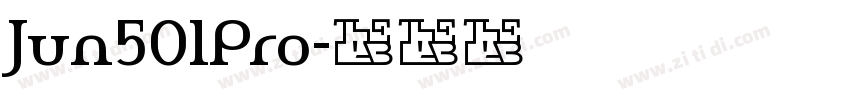 Jun501Pro字体转换