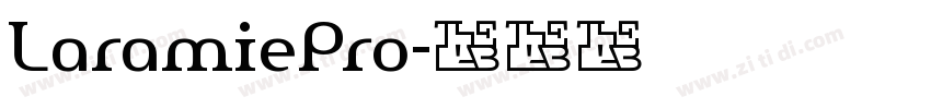 LaramiePro字体转换