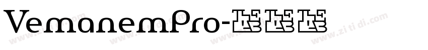 VemanemPro字体转换