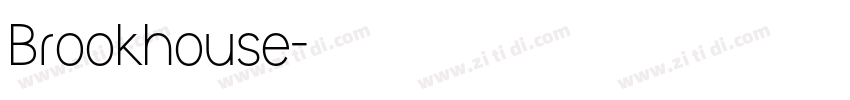 Brookhouse字体转换