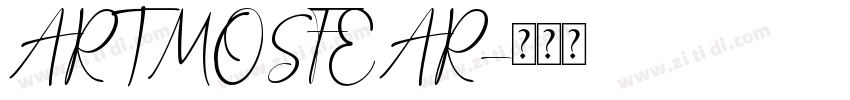 ARTMOSFEAR字体转换