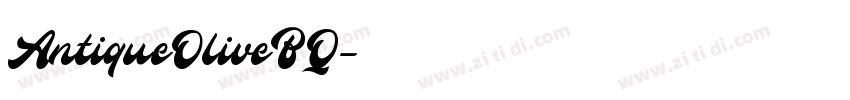 AntiqueOliveBQ字体转换 AntiqueOliveBQ字体转换
