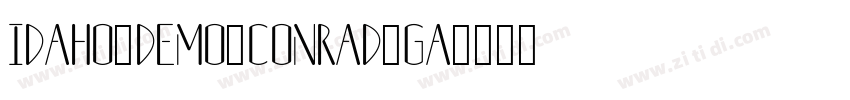 IDAHO_Demo_Conrad_Ga字体转换