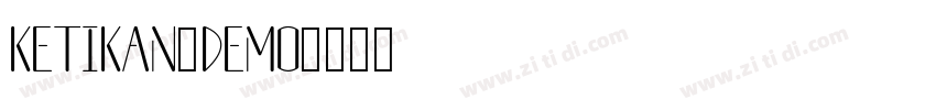Ketikan_Demo字体转换