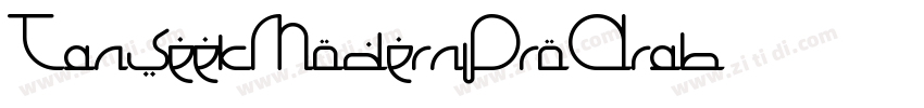 TanseekModernProArab字体转换 TanseekModernProArab字体转换
