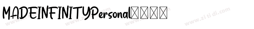 MADEINFINITYPersonal字体转换