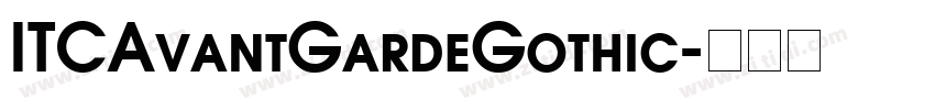ITCAvantGardeGothic字体转换