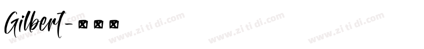 Gilbert字体转换