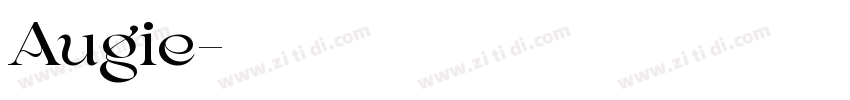Augie字体转换