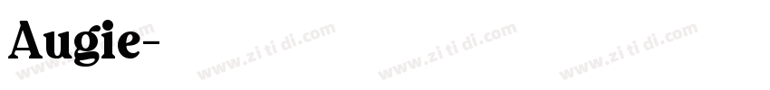 Augie字体转换