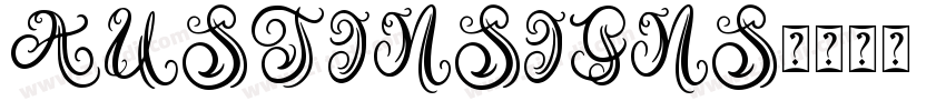 austinsigns字体转换