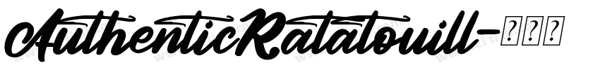 AuthenticRatatouill字体转换