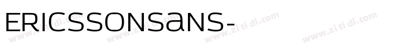EricssonSans字体转换