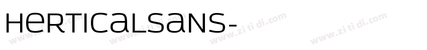 HerticalSans字体转换
