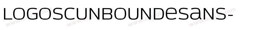 LogoSCUnboundeSans字体转换