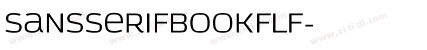 SansSerifBOOKFLF字体转换