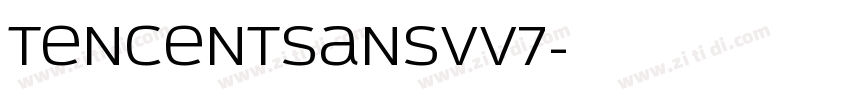 TencentSansVv7字体转换