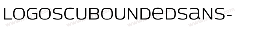 logoSCUboundedSans字体转换