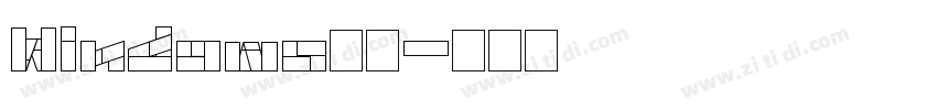 Windows字体字体转换