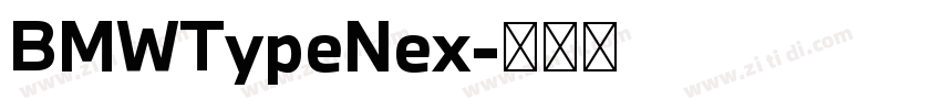 BMWTypeNex字体转换