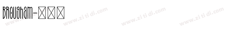 Brougham字体转换