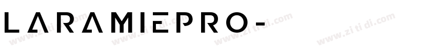 LaramiePro字体转换