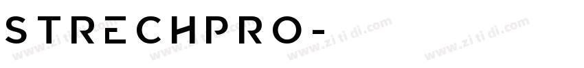 StrechPro字体转换