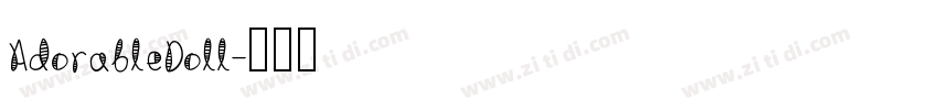 AdorableDoll字体转换