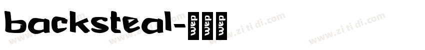 backsteal字体转换