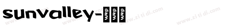 sunvalley字体转换
