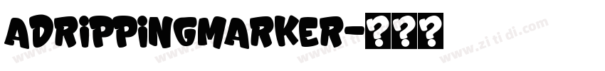 adrippingmarker字体转换