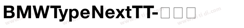 BMWTypeNextTT字体转换