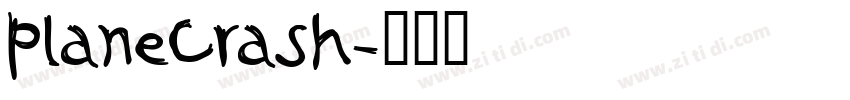 PlaneCrash字体转换