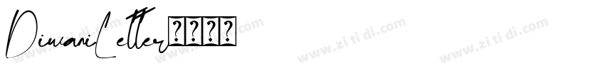 DiwaniLetter字体转换