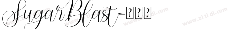 SugarBlast字体转换