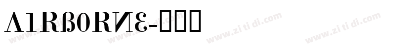 Airborne字体转换