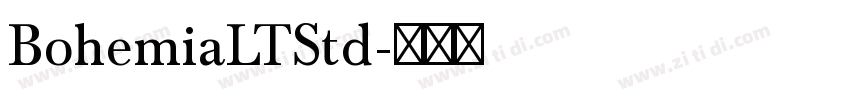 BohemiaLTStd字体转换