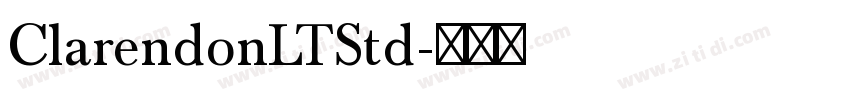 ClarendonLTStd字体转换