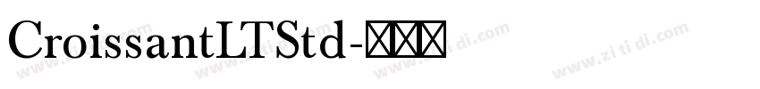 CroissantLTStd字体转换