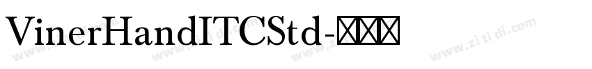 VinerHandITCStd字体转换