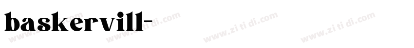 baskervill字体转换 baskervill字体转换