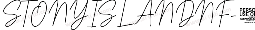 STONYISLANDNF字体转换
