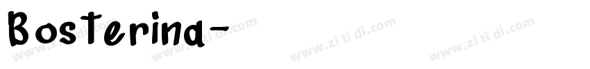 Bosterina字体转换