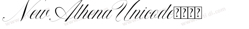 NewAthenaUnicode字体转换