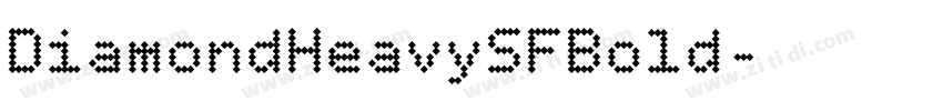 DiamondHeavySFBold字体转换