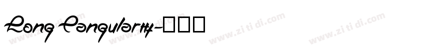 LongCangularttf字体转换