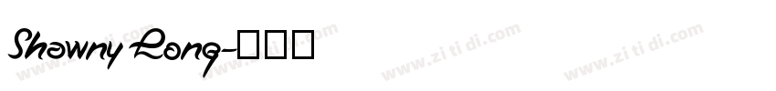 ShawnyLong字体转换