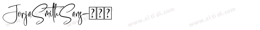 JorjaSmithSans字体转换