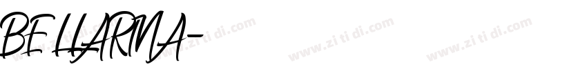 BELLARINA字体转换